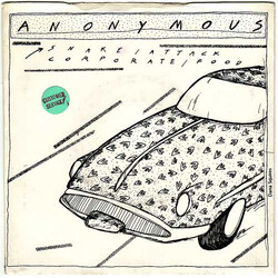 Anonymous (3) Corporate Food / Snake Attack USED VINYL 7INCH