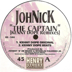 JohNick The Captain  (Kenny Dope Remixes) USED VINYL 12INCH 45 RPM