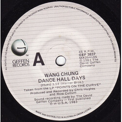 Wang Chung Dance Hall Days USED VINYL 7INCH 45 RPM