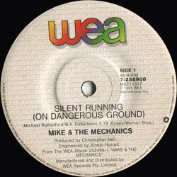 Mike & The Mechanics Silent Running (On Dangerous Ground) USED VINYL 7INCH 45 RPM SINGLE