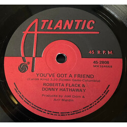 Roberta Flack / Donny Hathaway You've Got A Friend / Gone Away USED VINYL 7INCH 45 RPM SINGLE