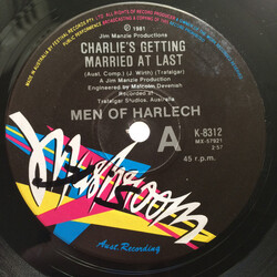 Men Of Harlech Charlie's Getting Married At Last USED VINYL 7INCH 45 RPM