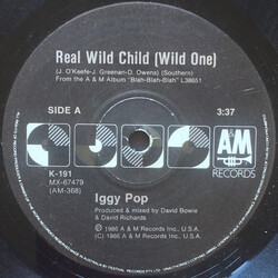 Iggy Pop Real Wild Child (Wild One) USED VINYL 7INCH 45 RPM SINGLE