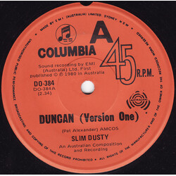 Slim Dusty Duncan USED VINYL 7INCH 45 RPM SINGLE
