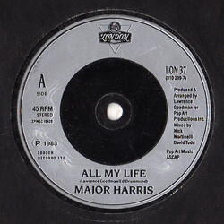 Major Harris All My Life Vinyl 7" USED