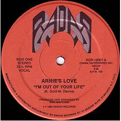Arnie's Love I'm Out Of Your Life USED VINYL 12INCH 33 S RPM STEREO