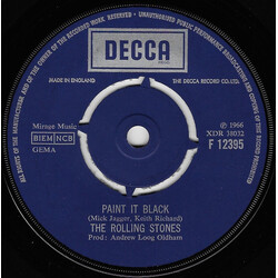 The Rolling Stones Paint It Black Vinyl 7" USED