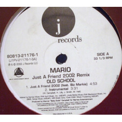 Mario Just A Friend (2002 Remix) Vinyl 12" USED
