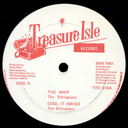 The Ethiopians / Bobby Ellis The Whip / Cool It Amigo / Shanki Sheck USED VINYL 12INCH 45 RPM SINGLE