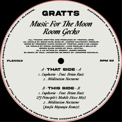 Gratts Music For The Moon Room Gecko USED VINYL 12INCH EP