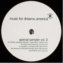 Various Special Sampler Vol. 2 USED VINYL 12INCH SAMPLER PROMO