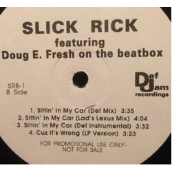 Slick Rick Sittin' In My Car USED VINYL 12INCH PROMO