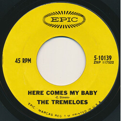 The Tremeloes Here Comes My Baby Vinyl 7" USED