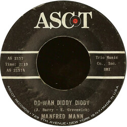 Manfred Mann Do Wah Diddy Diddy Vinyl 7" USED