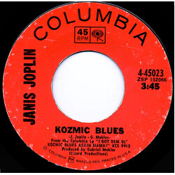 Janis Joplin Kozmic Blues Vinyl 7" USED
