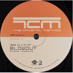 The Crystal Method Blowout / Name Of The Game USED VINYL 12INCH 33 S RPM PROMO