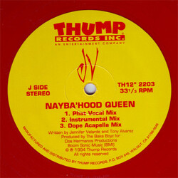 JV (4) Nayba'hood Queen / Give It To Me JV / Slow Down Vinyl 12" USED