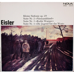 Hanns Eisler Kleine Sinfonie Op. 29 / Suite Nr. 2 Op. 24 "Niemandsland" / Suite Nr. 3 Op. 26 "Kuhle Wampe" / Suite Nr. 4 Op. 30 "Die Jugend Hat Das Wo
