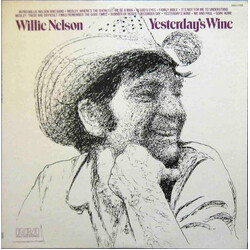 Willie Nelson Yesterday's Wine Vinyl LP USED