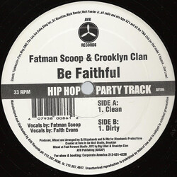 Fatman Scoop / Crooklyn Clan Be Faithful Vinyl 12" USED