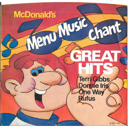 Various McDonald's Menu Music Chant Vinyl 7" USED