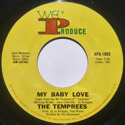 The Temprees My Baby Love Vinyl 7" USED