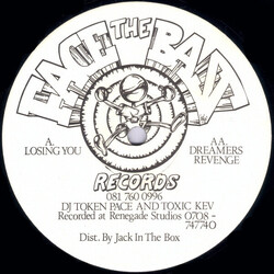 DJ Token Pace / Toxic Kev Losing You / Dreamers Revenge USED VINYL 12INCH 45 RPM