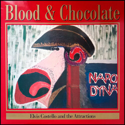 Elvis Costello & The Attractions Blood & Chocolate Vinyl LP USED