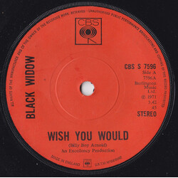 Black Widow (5) Wish You Would USED VINYL 7INCH 45 RPM