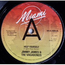 Jimmy James & The Vagabonds Help Yourself Vinyl 7" USED