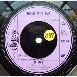 Ronnie Williams (11) Dreamin' Vinyl 7" USED