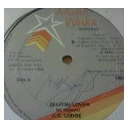 JC Lodge Selfish Lover USED VINYL 12INCH 45 RPM
