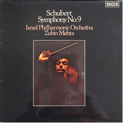 Franz Schubert / Israel Philharmonic Orchestra / Zubin Mehta Symphony No.9 Vinyl LP USED