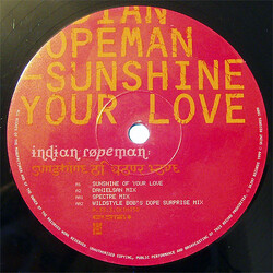 Indian Ropeman Sunshine Of Your Love Vinyl 12" USED