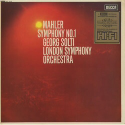 Gustav Mahler / Georg Solti / London Symphony Orchestra Symphony No. 1 Vinyl LP USED