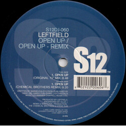 Leftfield Open Up USED VINYL 12INCH 45 RPM