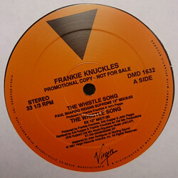 Frankie Knuckles The Whistle Song USED VINYL 12INCH 33 S RPM PROMO