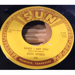 Don Hosea Since I Met You / Uh Huh Unh Vinyl 7" USED