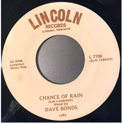 Dave Bonds (4) Chance Of Rain / How 'Bout You Vinyl 7" USED
