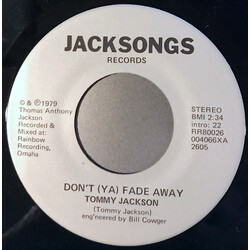 Tommy Jackson (10) / John Fischer (5) Don't (Ya) Fade Away/I Live For You Vinyl 7" USED