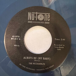 The McCharmlys Always Be (My Baby) USED VINYL 7INCH 45 RPM SINGLE LIMITED EDITION
