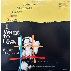 Johnny Mandel Johnny Mandel's Great Jazz Score I Want To Live! Vinyl LP USED