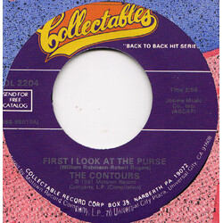 The Contours First I Look At The Purse / Can You Do It Vinyl 7" USED