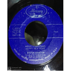 Brook Benton Merry Christmas, Happy New Year / This Time Of The Year Vinyl 7" USED