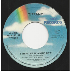 Tiffany I Think We're Alone Now Vinyl 7" USED