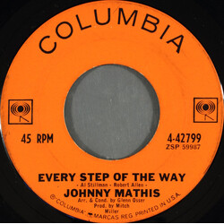Johnny Mathis Every Step Of The Way Vinyl 7" USED