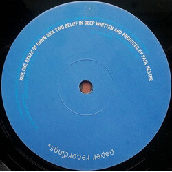 Paul Hester Break Of Dawn USED VINYL 12INCH
