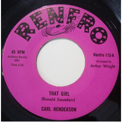 Carl Henderson (2) That Girl Vinyl 7" USED