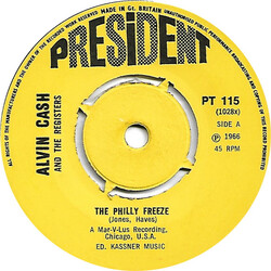 Alvin Cash & The Registers The Philly Freeze / No Deposit - No Return Vinyl 7" USED