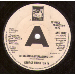 George Hamilton IV Everlasting (Everlasting Love) Vinyl 7" USED